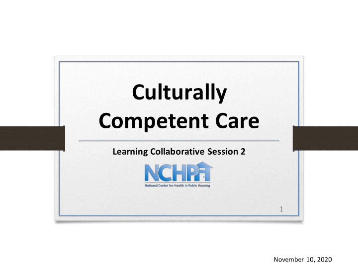 culturally competent care