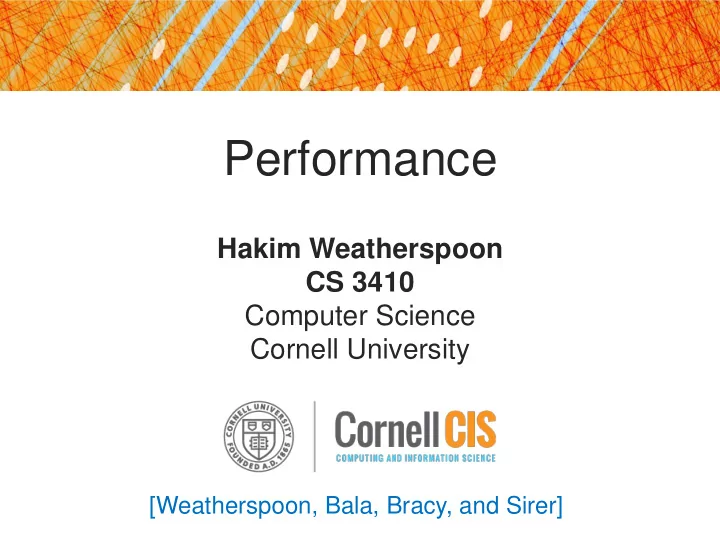 performance
