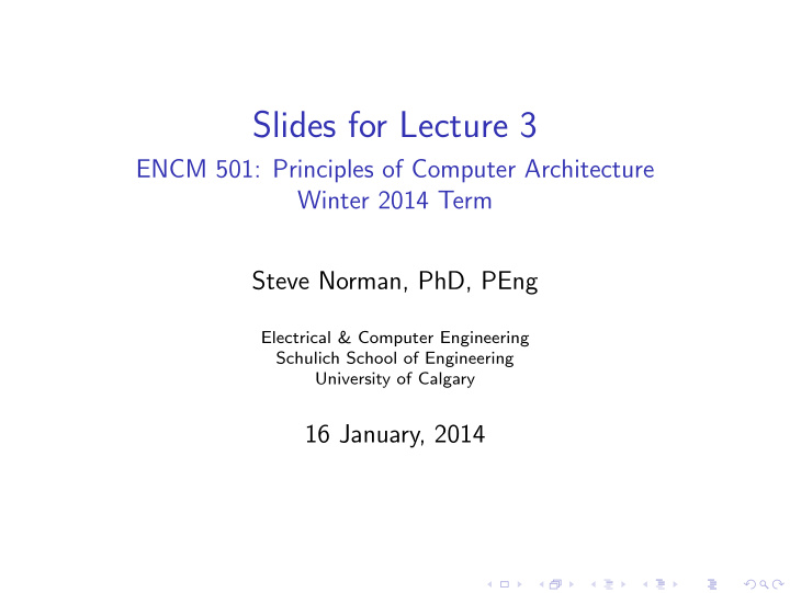 slides for lecture 3