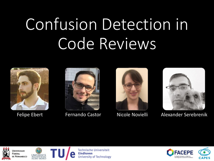 confusion detection in code reviews
