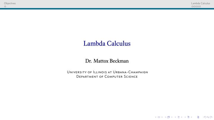 lambda calculus