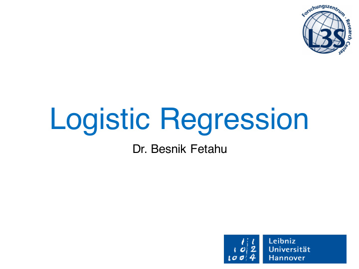 logistic regression