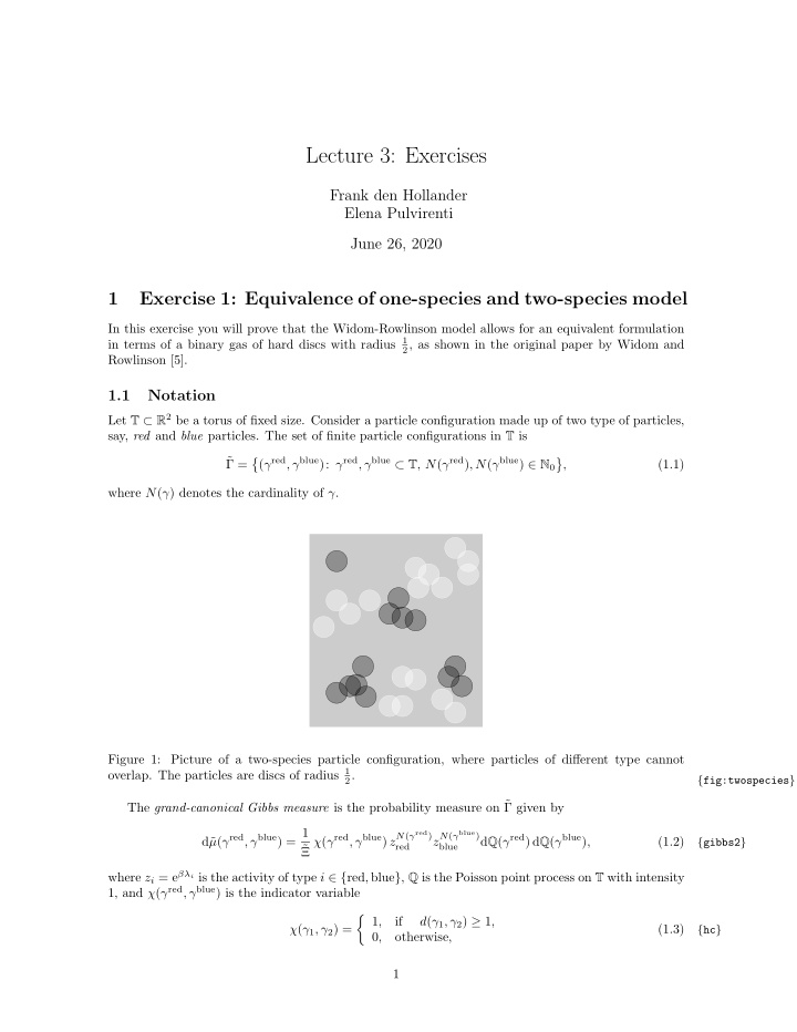 lecture 3 exercises