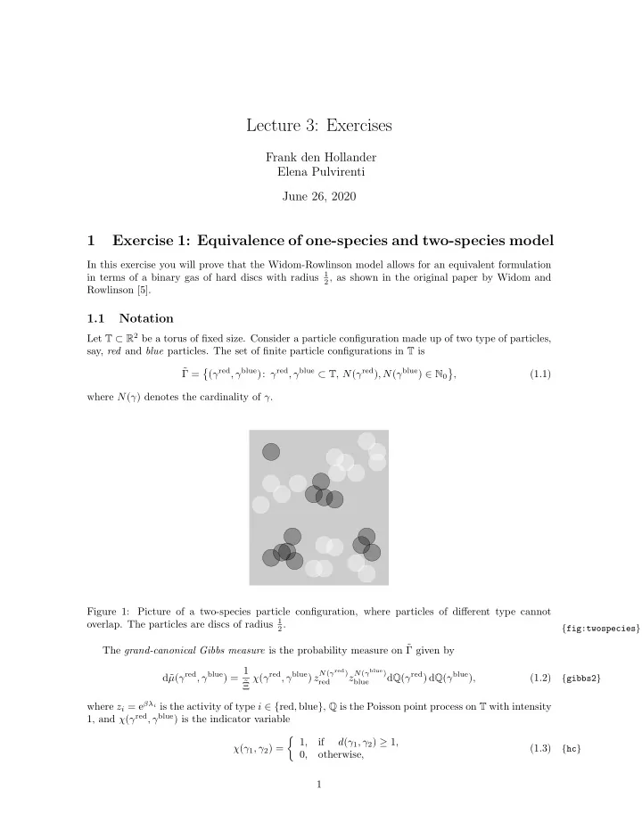 lecture 3 exercises
