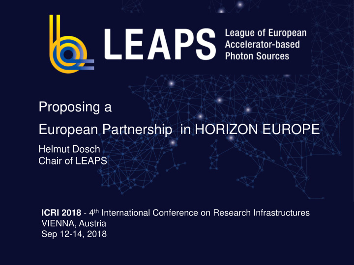 european partnership in horizon europe