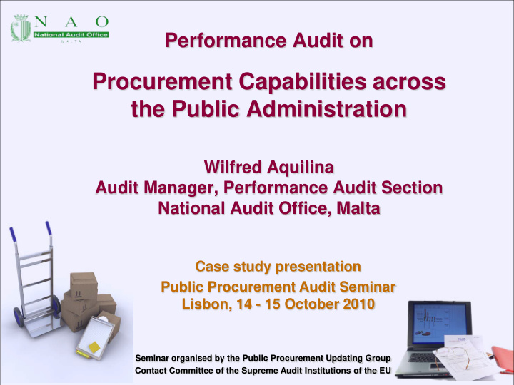 procurement capabilities across the public administration