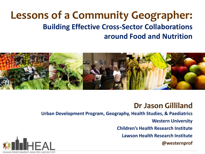 lessons of a community geographer
