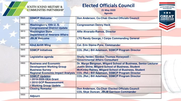 elected officials council