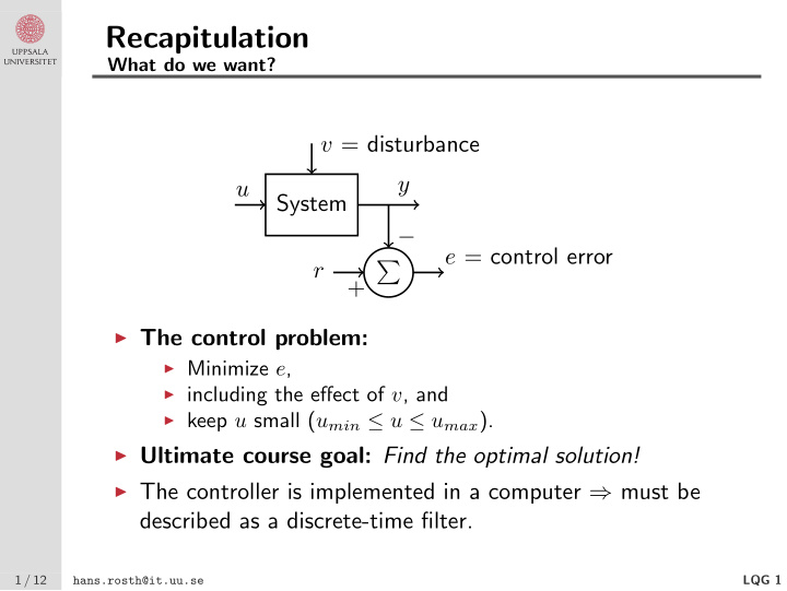 recapitulation