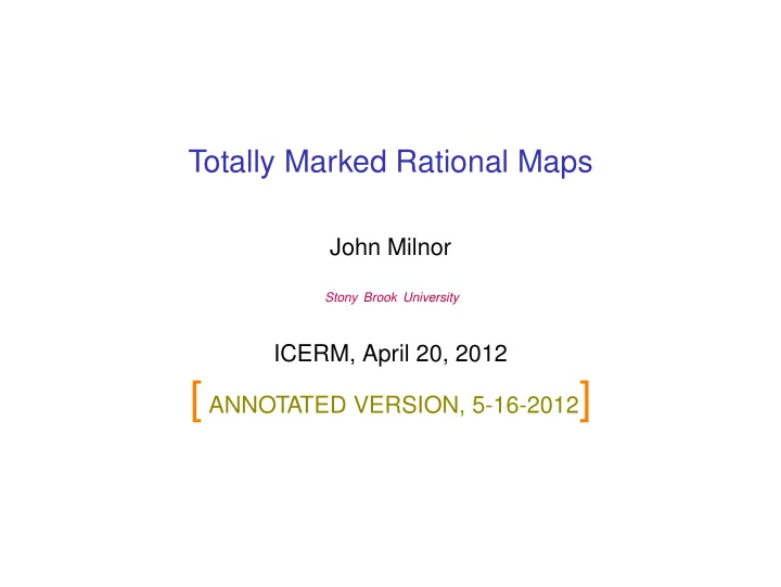 annotated version 5 16 2012 rational maps of degree d 2