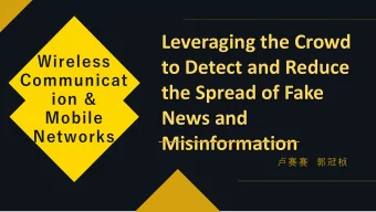 Leveraging the Crowd    to Detect and Reduce