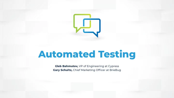 automated testing