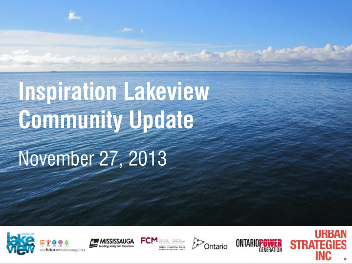 inspiration lakeview community update