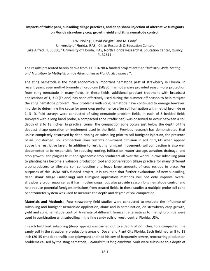 impacts of traffic pans subsoiling tillage practices and