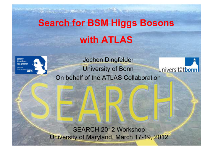 search for bsm higgs bosons with atlas