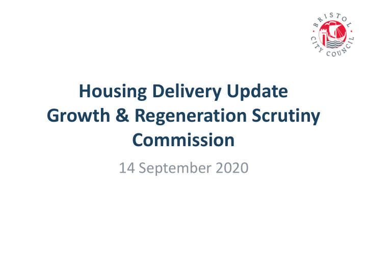 housing delivery update growth regeneration scrutiny