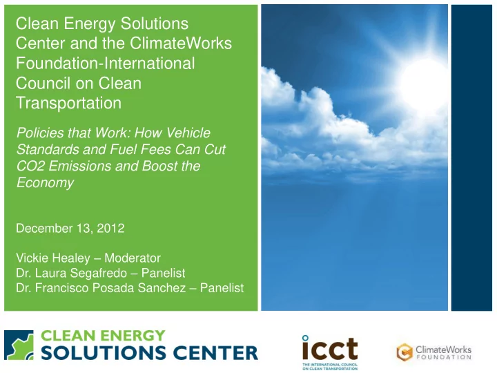 clean energy solutions center and the climateworks