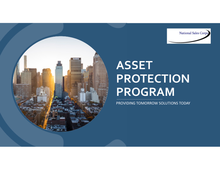asset protection program