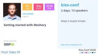 Session02 - Open Source Driven  Career  Speaker: Elshad Agazade  May 09, 2020 19:45-20:30, Baku TZ