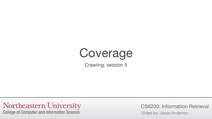 coverage