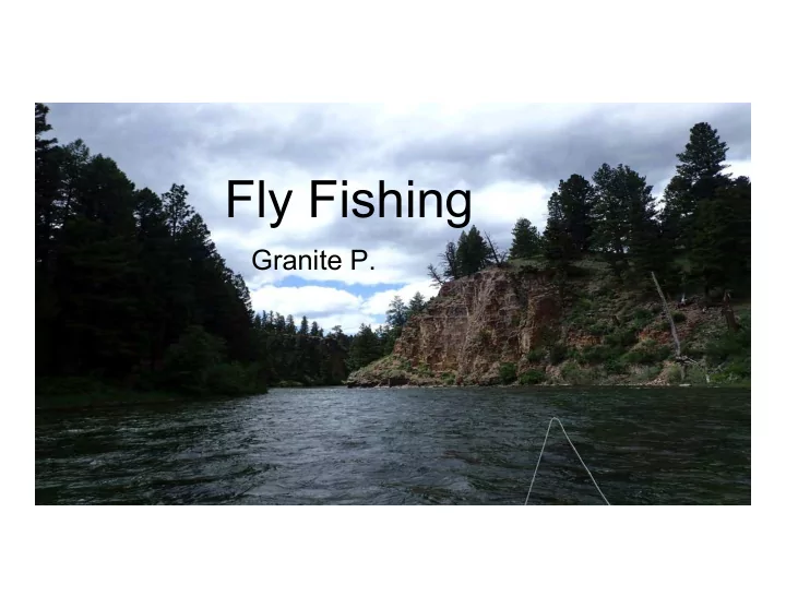 fly fishing