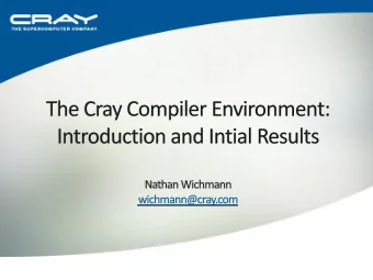 GTC  Overflow  PARQUET  Cray Inc. Confidential  Slide 2  Cray has a long tradition of