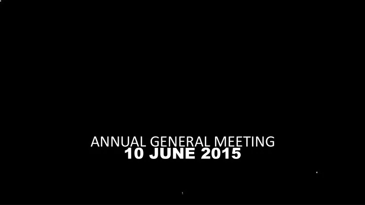 annual general meeting