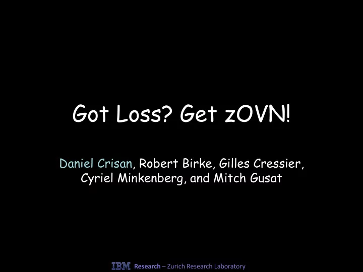 got loss get zovn