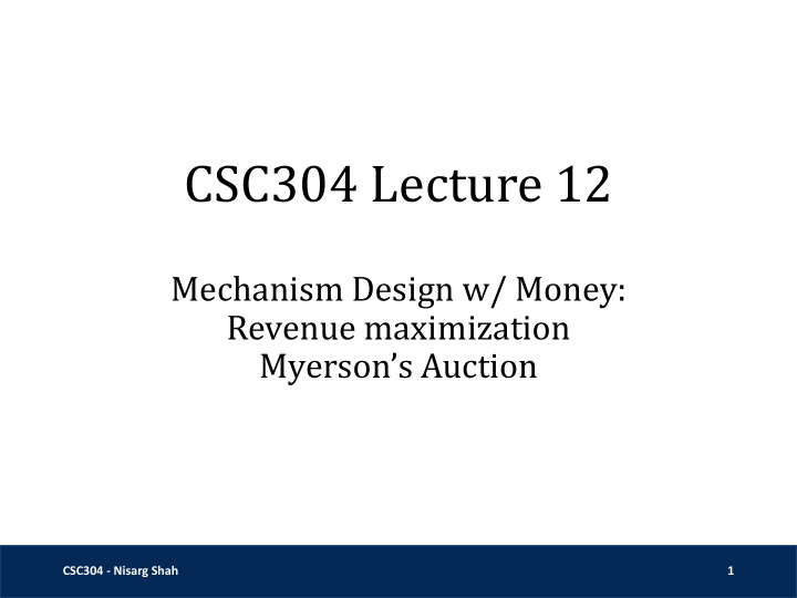 csc304 lecture 12