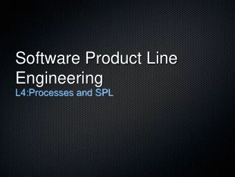 Engineering  L4:Processes and SPL  L4:Processes and SPL  Economics  People  Structures  Planning O