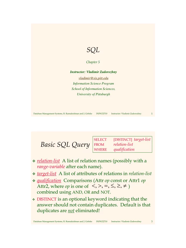 sql