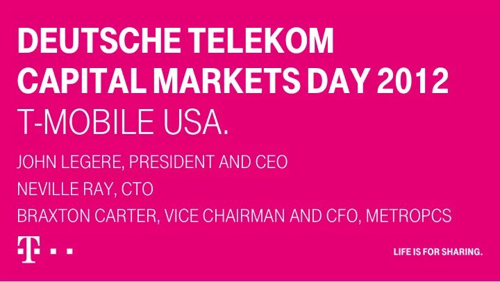 deutsche telekom capital markets day 2012 t mobile usa
