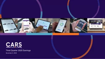 Third Quarter 2020 Earnings  November 9, 2020  Non-GAAP Financial Measures  This presentation