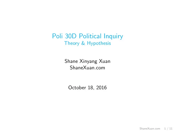 poli 30d political inquiry