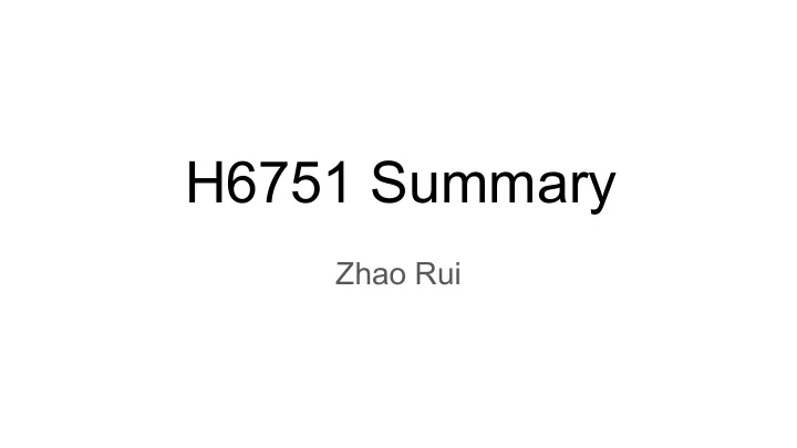 h6751 summary