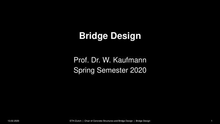 bridge design