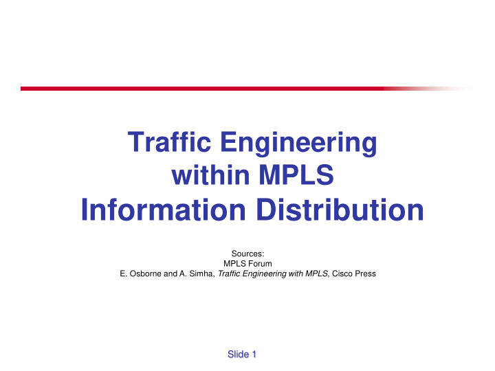 information distribution