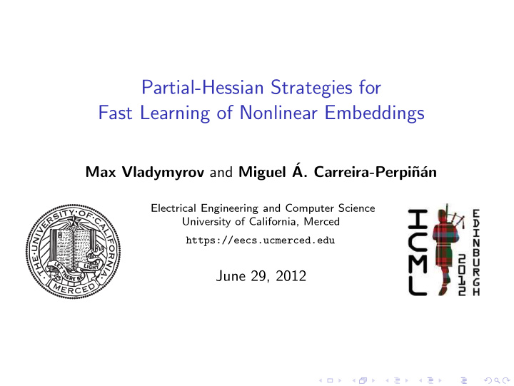 partial hessian strategies for fast learning of nonlinear