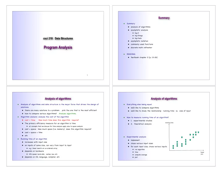 program analysis