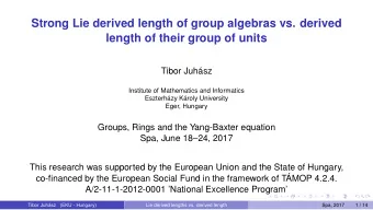 Strong Lie derived length of group algebras vs. derived  length of their group of units  Tibor