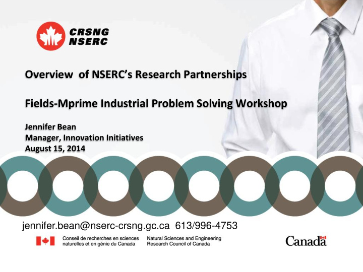 overview of nserc s research partnerships fields mprime