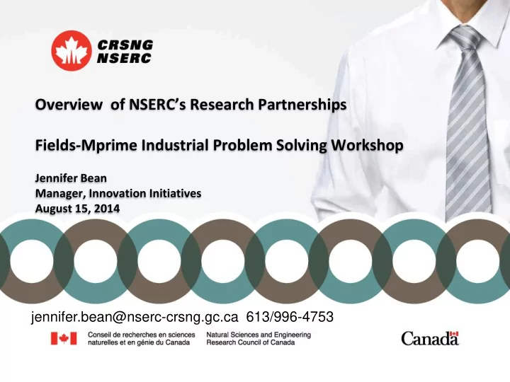overview of nserc s research partnerships fields mprime