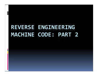 Advanced  Breakpointing    Software  Breakpoints    INT  3    Memory