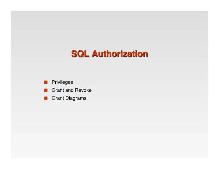 privileges grant and revoke grant diagrams a file system