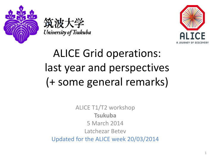 alice grid operations
