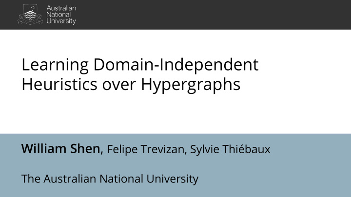 learning domain independent heuristics over hypergraphs
