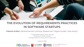 , Daniela Damian, Anthony Wasserman, Miguel Goulo, Joo Arajo   Universidade Nova de