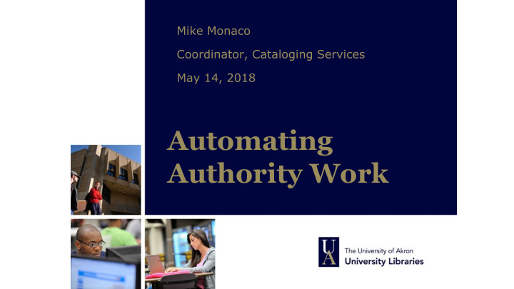automating authority work automating authority work