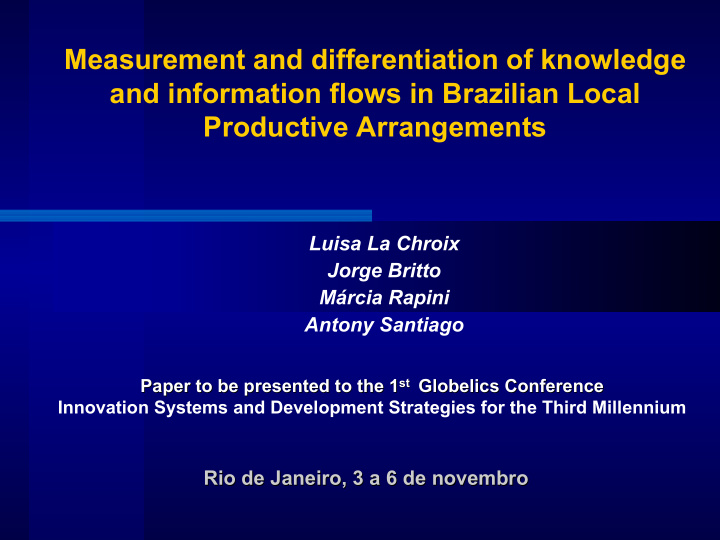 measurement and differentiation of knowledge and