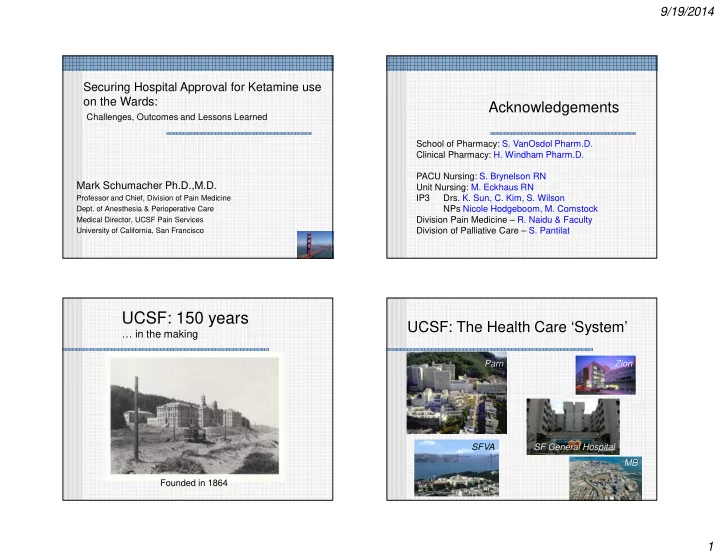 ucsf 150 years
